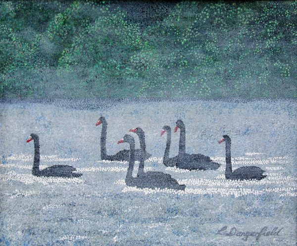 Swans In The Mist