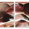 Where Flamingos Fly Diptych (2x92x122)