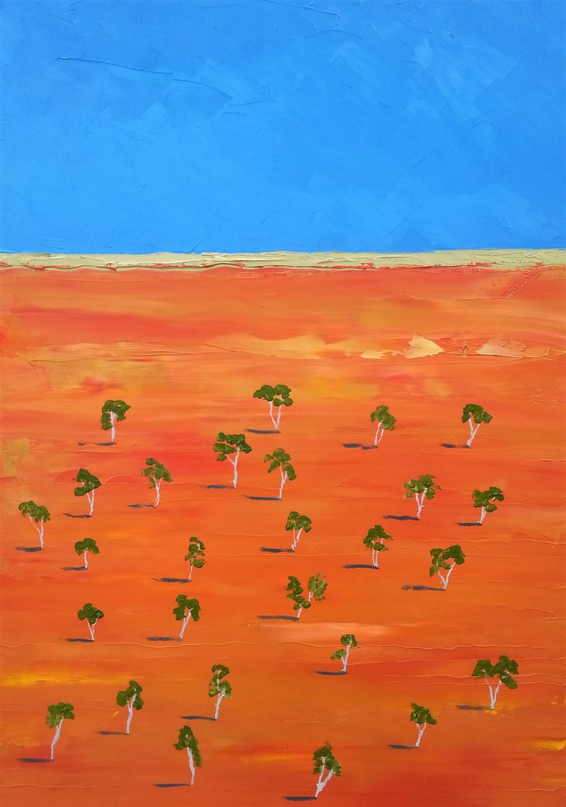 Ghost Gums In The Landscape