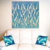 Lounge 2 Coastal Summer Grass Artist Miranda Lloyd Australia