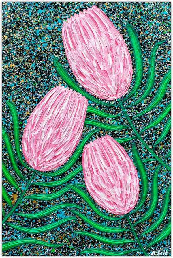 Protea Flower Abstract Miranda Lloyd Artist Australia