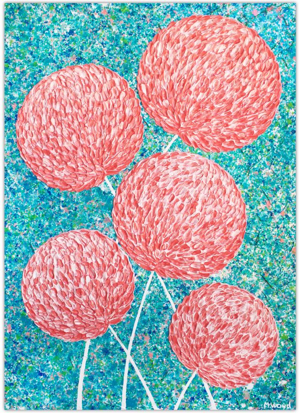 Small Pink Flowers 2020 Miranda Lloyd Artist