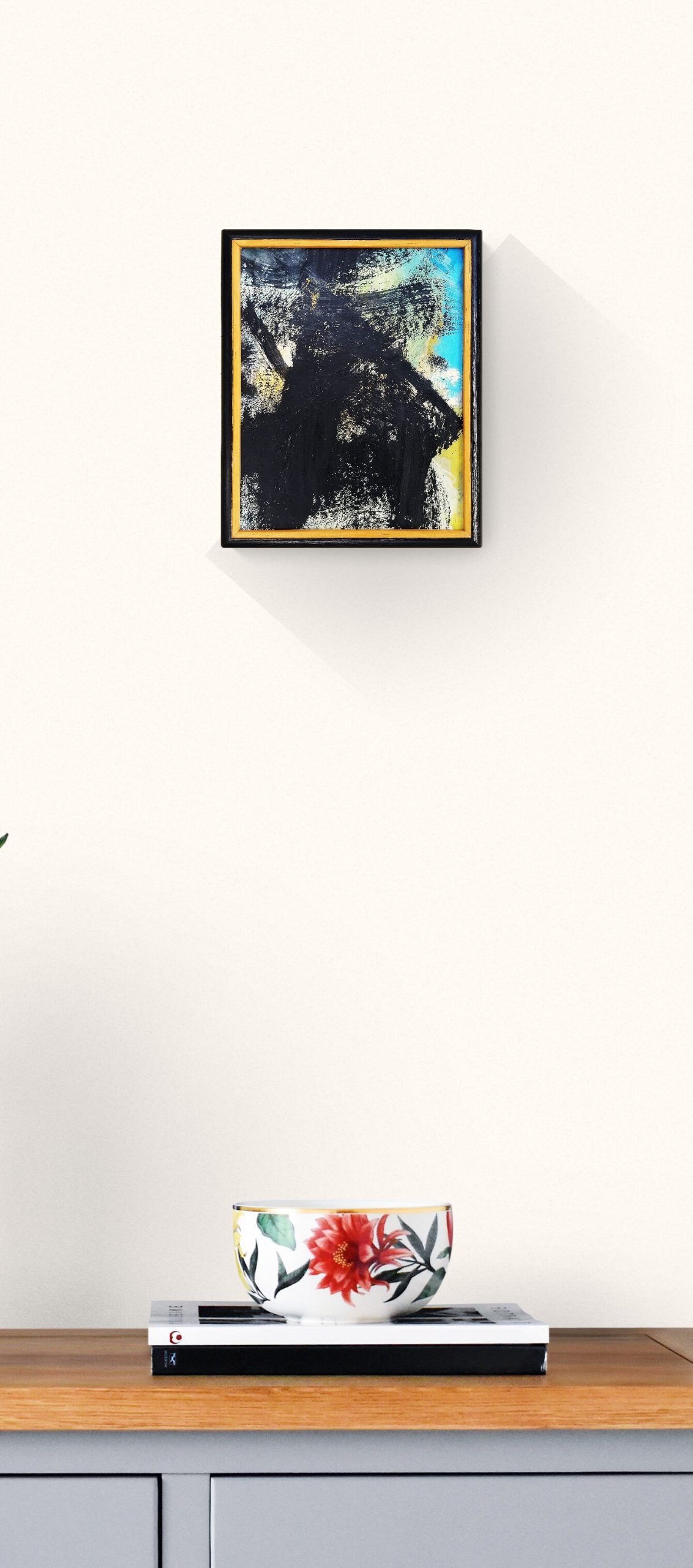 The Gray Wood Cabinet