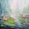 201 Water Lilies No 19 , 76 X76cm 2