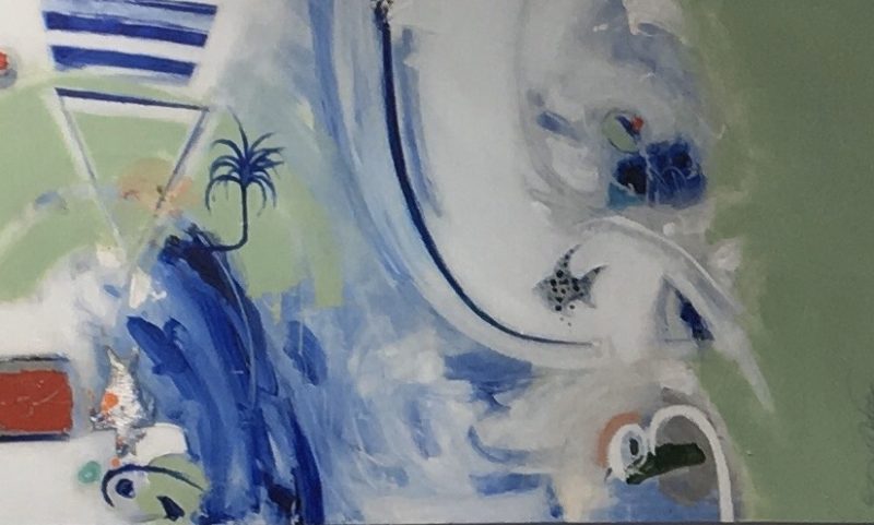 Seascape and Fruit bat