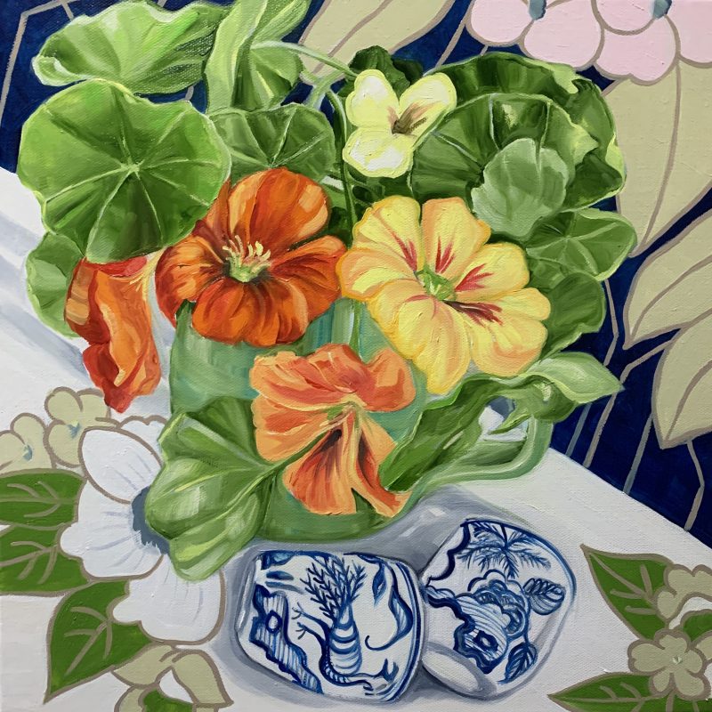 Egg Cups and the Winter Nasturtiums