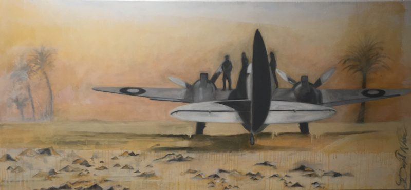 Desert forced landing Libya1943