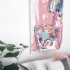 Abstract Artist Sarah Jane Exhibits Colourful Painting No Nonsense
