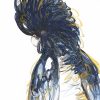Alfie Australian Black Cockatoo Portrait Leni Kae Artist Sm