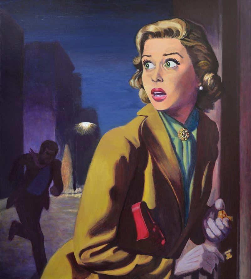 Night Prowler – pulp noir retro detective magazine cover
