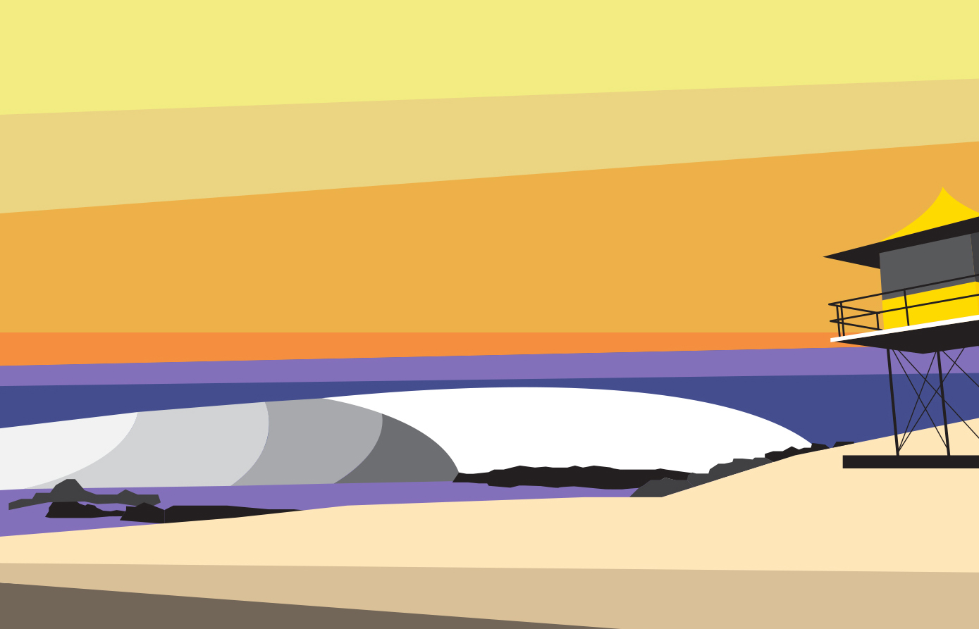 Snapper Rocks Art Work Snapper Rocks Ltd Ed Print - Art Lovers Australia