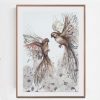 Simply Sparrows Joy In Flight Framed Example2 Artist Leni Kae Bird Artist