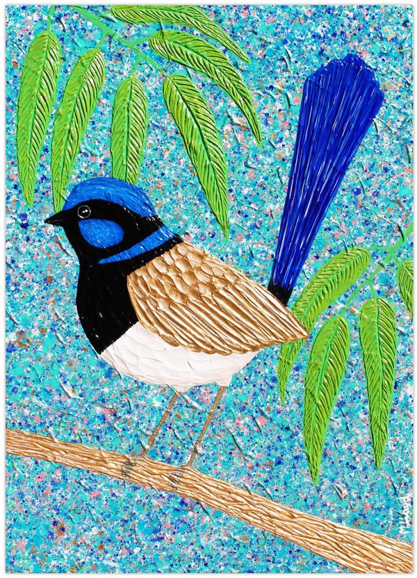 Blue Wren Fairy Wren Miranda Lloyd Artist