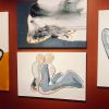 Couple Painting Bodyline Ii At Adelaide Art Exhiition Intercontinental Hotel