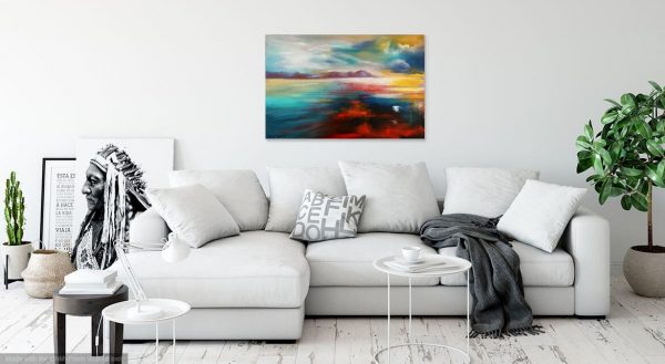 Ohmyprints Dawn Living Room