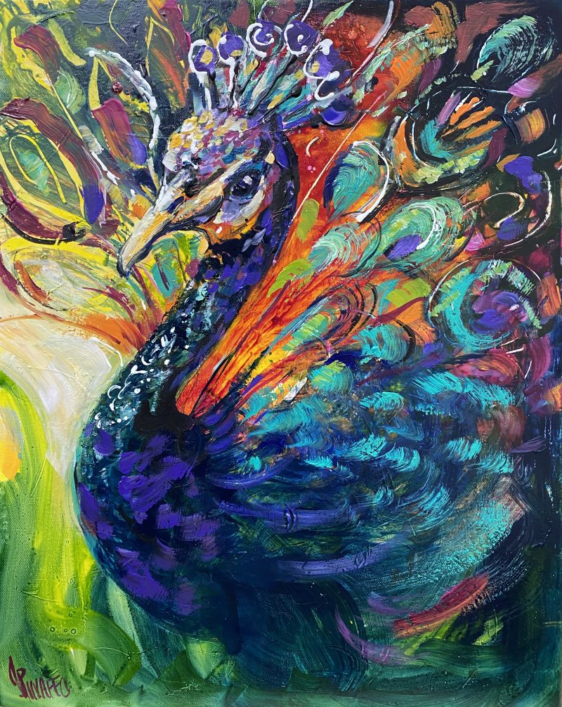 Colourful Peacock