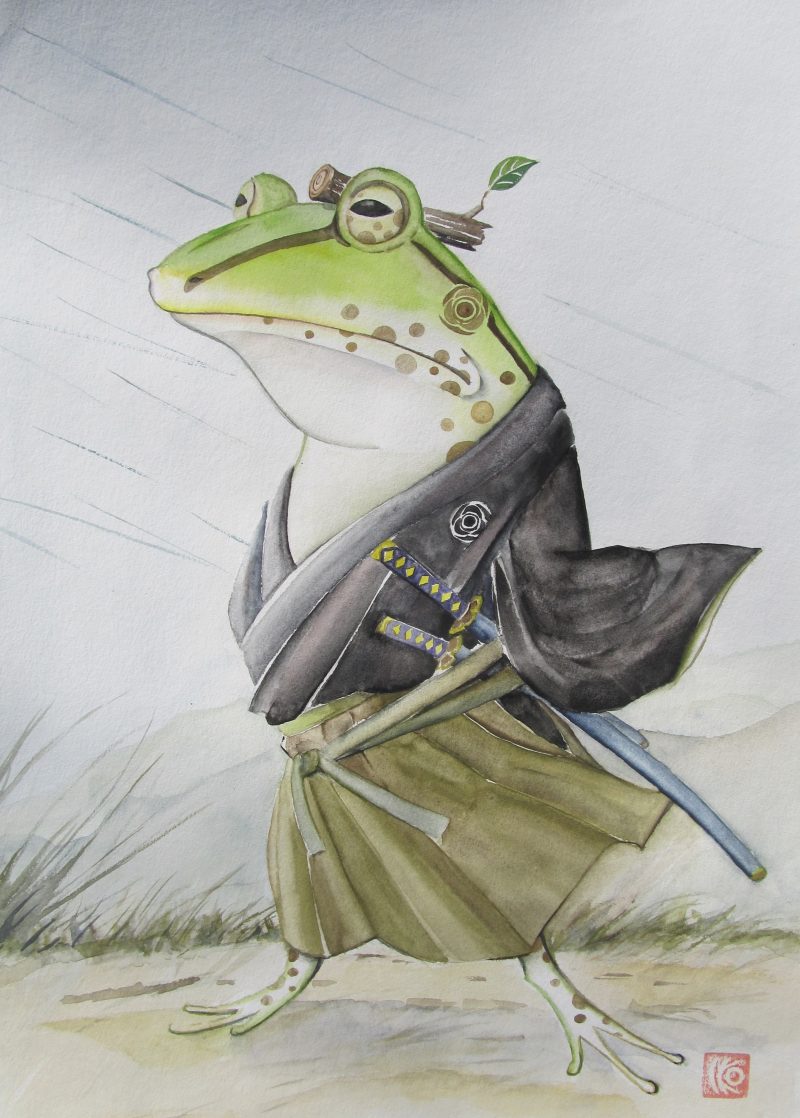 Samurai Frog