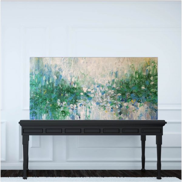 Alpine Flowers Black Gothic Table