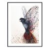 Artist Leni Kae Framed Eg Call Of The Red Tailed Black Cockatoo Watercolour Artwork July2020