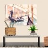 Canal Gondola Under Bridge Canvas