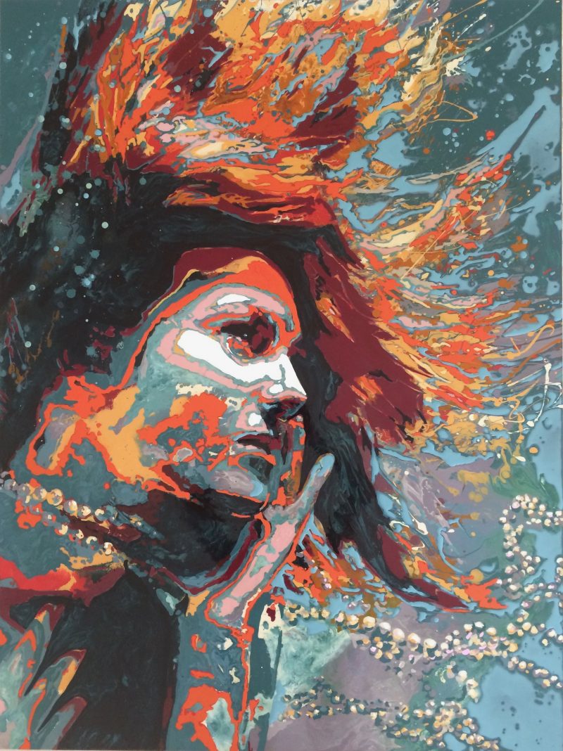 One hair of thine; see how I weep and sigh