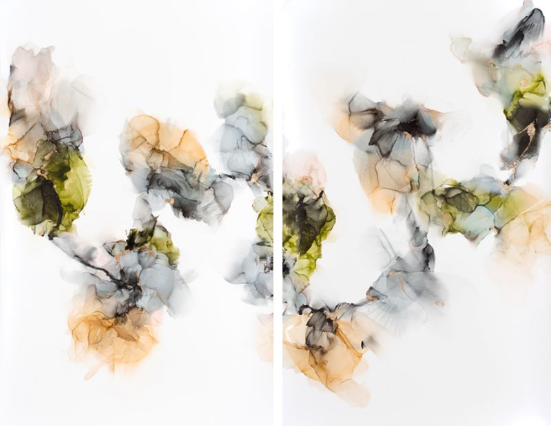 Meet me in the clouds (diptych)
