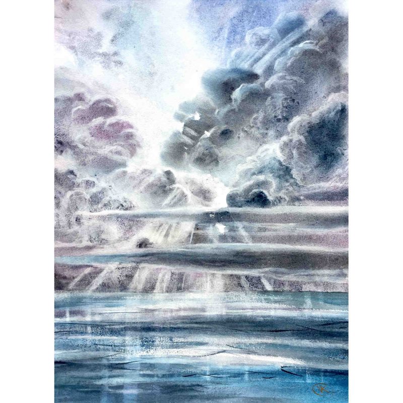 Mystery Sky – Original watercolour painting