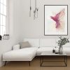 Artist Leni Kae Flight Of The Galah Interior Design Framed Eg Pink Grey Bird Flying Watercolour Art