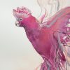 Detail Artist Leni Kae Flight Of The Galah Framed Eg Pink Grey Bird Flying Watercolour Art