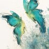 Dance Of The Butterflies Artist Leni Kae Original Watercolour Art2a