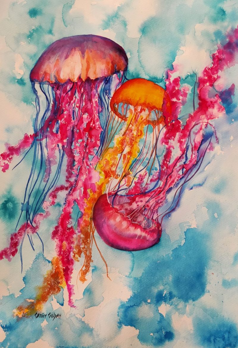 Trio of Jelly Fish