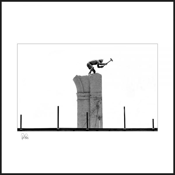 Pj 003.s, Man At Work.80x80cm