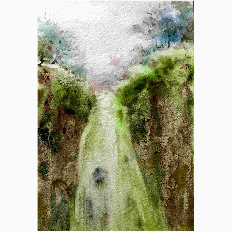 Waterfall – Original watercolour painting