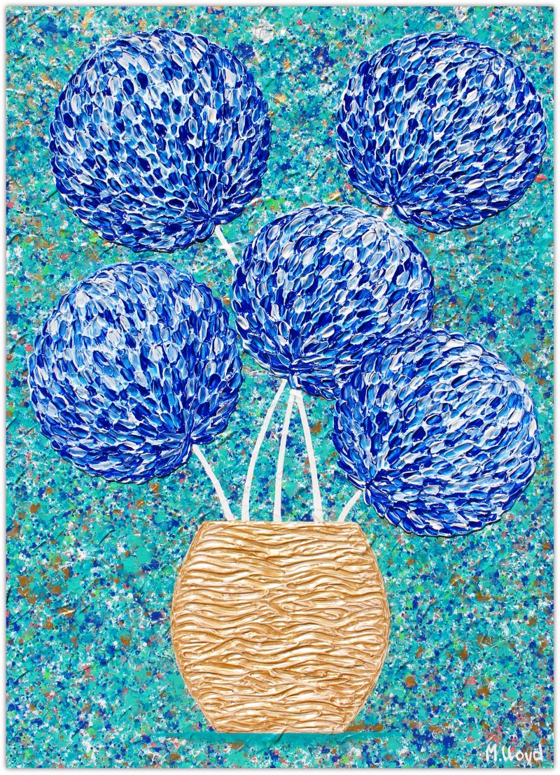 Flowers in Vase – SOLD