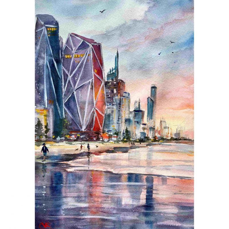 Gold Coast – Original watercolour painting