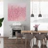 Artist Leni Kae Whispers For You In Pink Interior Design Lounge Room Pink Abstract Landscape