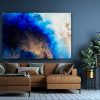 Blue Abstract Wall Art By Petra Meikle De Vlas13
