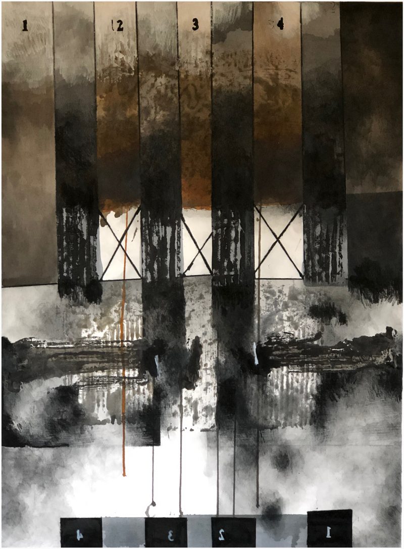 Composition No 199 The Four Pillars