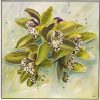 Cascading Cymbidium Kim Neil Framed Cropped