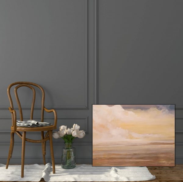 Golden Hour With Plain Chair