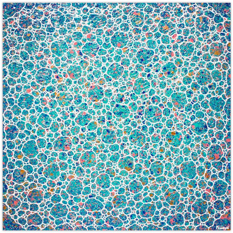 Coastal Pebbles Textural Abstract vs 5 – SOLD