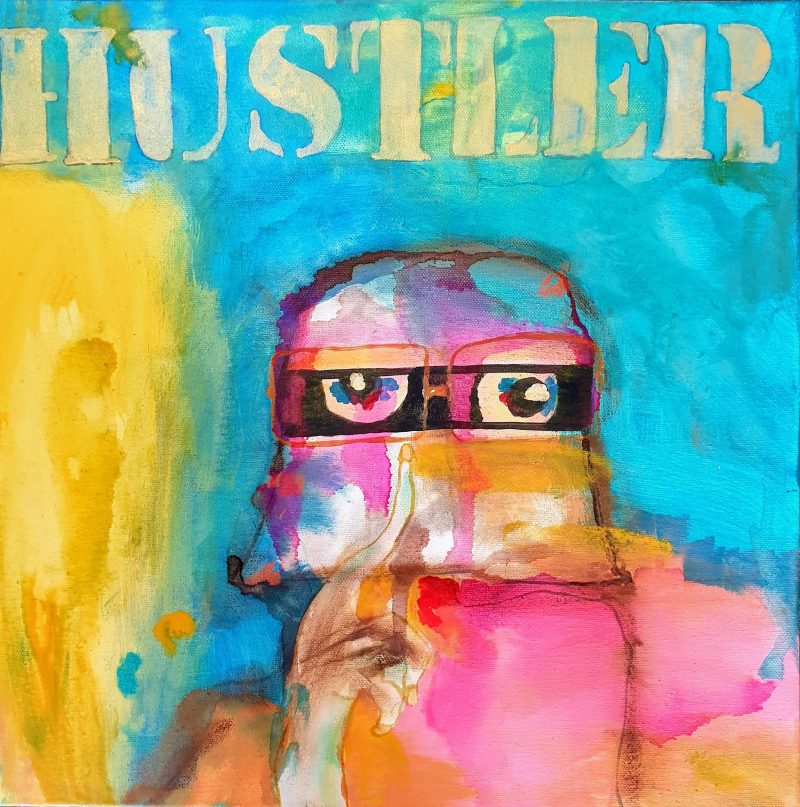 Ned on the cover of HUSTLER