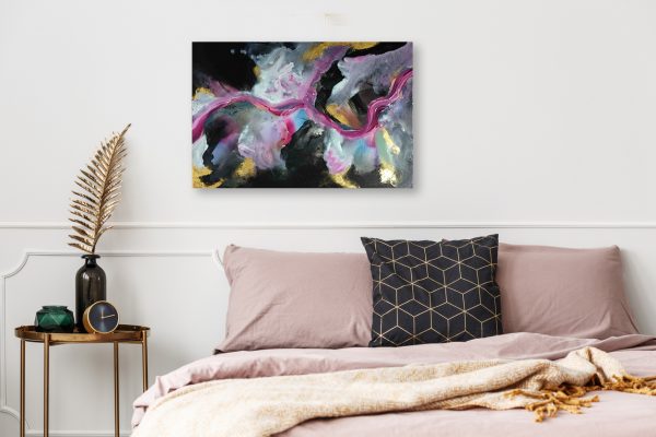 Bed With Pink Bedding