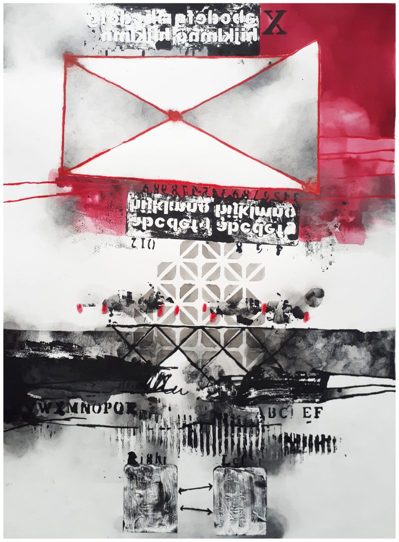 Composition No. 261 Crimson Glow