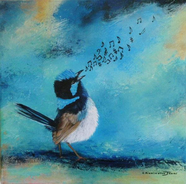 Clare Riddington Jones, Birdsong, 50cm X 50cm