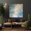 Evergreen Blue Lounge Dark Wall