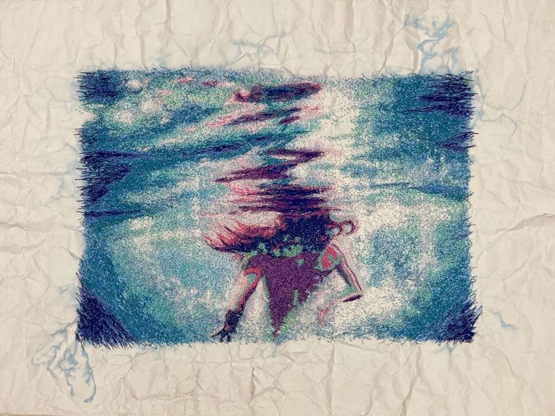 Drop of Water – Study in Thread