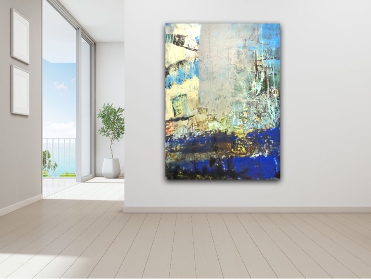 Roadtrip – Large size impasto abstract