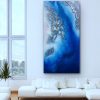 Large Blue Abstract Wall Art By Petra Meikle De Vlas3