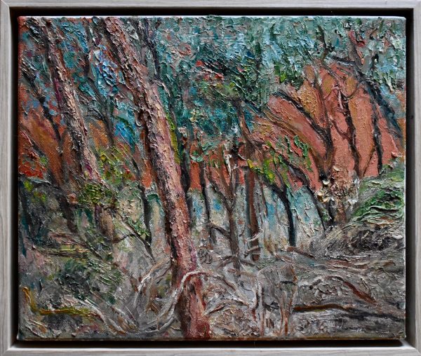 O'sullivan, Anne, 'the Red Heart, Waterbased Oil On Canvas, 28x33cm, 2019